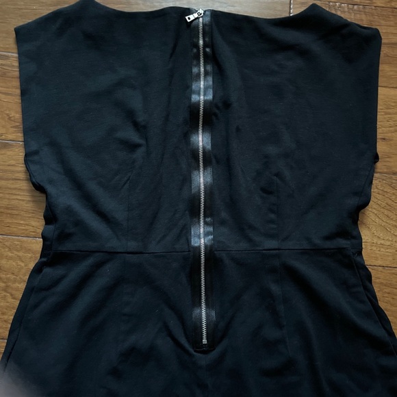 Ann Taylor Loft Black Dress Size 10 Zipper Back Cap Sleeve Knee Length CUTE EUC - Picture 8 of 12